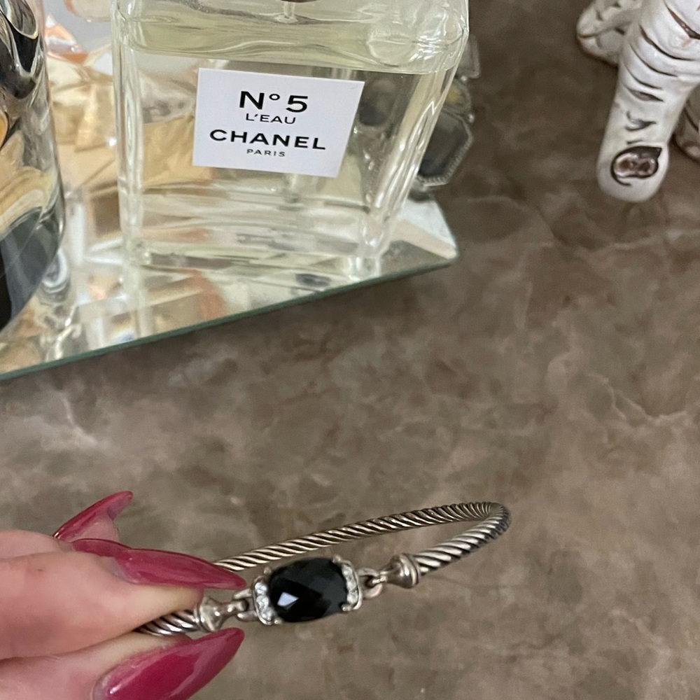 David Yurman bracelet with diamonds on clasp